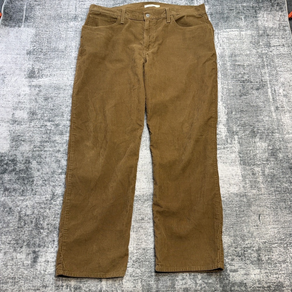 Levis Jeans Womens 34 (Fit 38x31) Brown 94‎ Baggy Corduroy Relaxed Loose Skate